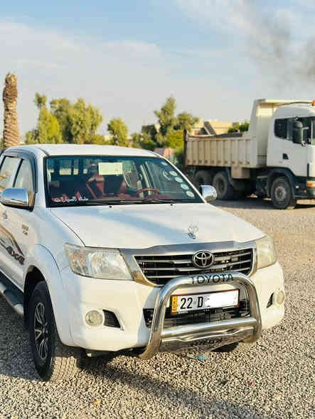 مەرزیە 2012. شەریکە سەید نەهرۆ
بێ سبوغ و بێ سارد مەکینەی نەکرایتەوه ٢٣٠ هەزار رۆیشتیە ڕەقەم و سەنەوی و ژینگەی هەتا ٢٠٢٨ نوێە 
بەناوی خۆمە نرخی 210 و کەمێک مەجال 
تويوتا هايلوكس ٢٠١٢ شريكه سيدنهرو بدون سبغ و بدون بارد كفاله عامه مكينه مامفتوح ماشيه ٢٣٠ الف بسمي و رقم و سنويه و زنكه جديد ٢٠٢٨ رقم ***********
