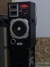دبل سماعات DJ دمام كهرباء عاليي وقوي دمام ومضخم كلش حلو ثنين ربط سوه ي...