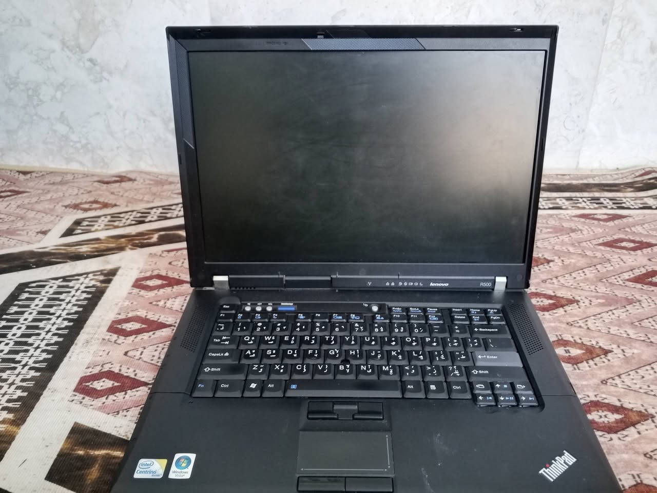 لابتوب Lenovo Thinkpad r500
معالج core i2 centrino
هارد 320 GB hdd
رام 4
(بدون بطاريه تشغله على المحوله مالته طبيعي بدون مشاكل)
مروحه تبريد ومشتت حراري 
شاشه ضد الانعكاس والبصمات
ودندوز 8.1 برو اخر اصدار
سعر 75 
كربلاء رقمي *********** مراسله
