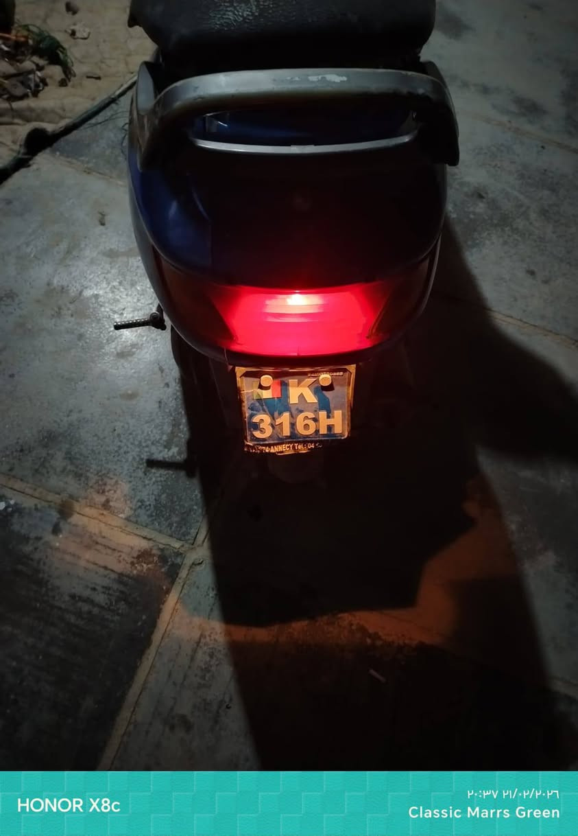 فراشه فحل للبيع
الدراجه مجفته ولفات فقط لايت شغال بك لايت شغال 
هورن عايزه باتري وتشغل سلف العنوان الدغاره السعر200وبيها مجال


**إذا كنت صاحب هذا الإعلان وتريد حذفه لأي سبب، رجاءا أرسل رسالة إلى الدعم الفني**