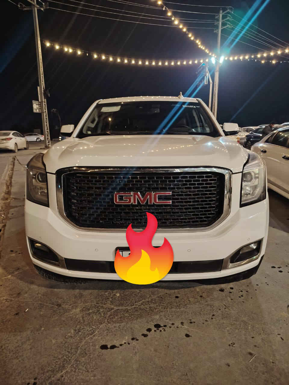 المركبة  :  جي ام سي يوكون دينالي2019 وارد أمريكي
الكفالة     : افقط قطعة صبغ وباقي ومكفولة من كل شيء وعلى الفحص 

المواصفات .. أدوات ادوااات 

1- جي ام سي يوكون DENALI موديل 2019 الون ابيض 

2- محرك 8 سلندر 6200

4- لايتات زينون عالي ناصي مع كشافات دعامية اصل 

5- مرايا جانبية نيكل كهربائية شفط

6- اشارات داخل المرايا الجانبية مع حساسات الاجتياز

7- يدات الابواب نيكل اصل 

8- حساسات خلفية اصل 

9- قبق الجنطة كهربائي شفط مع فتح جامة كهرباء 

10- طقم ويل كب اصلي حجم  مع طقم تاير بحالة ممتازة 

11- غرفة السيارة جلد بيجي اصل وبحالة ممتازة جدا 

12- المقاعد الامامية تدفئة وتبريد كشنات 

13- مقاعد المقدمة تحكم فول كهرباء مع ذاكرة كشن للسائق 

14- المقاعد الوسطية طي كهربائي 

15- المقاعد الاخيرة فتح وغلق كهربائي متكامل 

16-سلايد روف قمارة 

17- شاشة دشبول كبيرة سلايد مع قاصة داخلية 

18- كشنات المقدمة تدفئة وتبريد كشن 

19- السيارة دفع رباعي فور ويل 

20- ستيرن كهربائي الحركة متكامل الايعازات

23- مصابيح الترحيب الجانبية في الدوسات واسفل المرايا الجانبية 

24- وباقي مواصفات الدينالي الغنية عن التعريف للعلم سياره جديده جدا....السعر ١٧٥ بيها مجال قليل ترهم مراوس بيع 
رقم ***********

ومن الله التوفيق...
