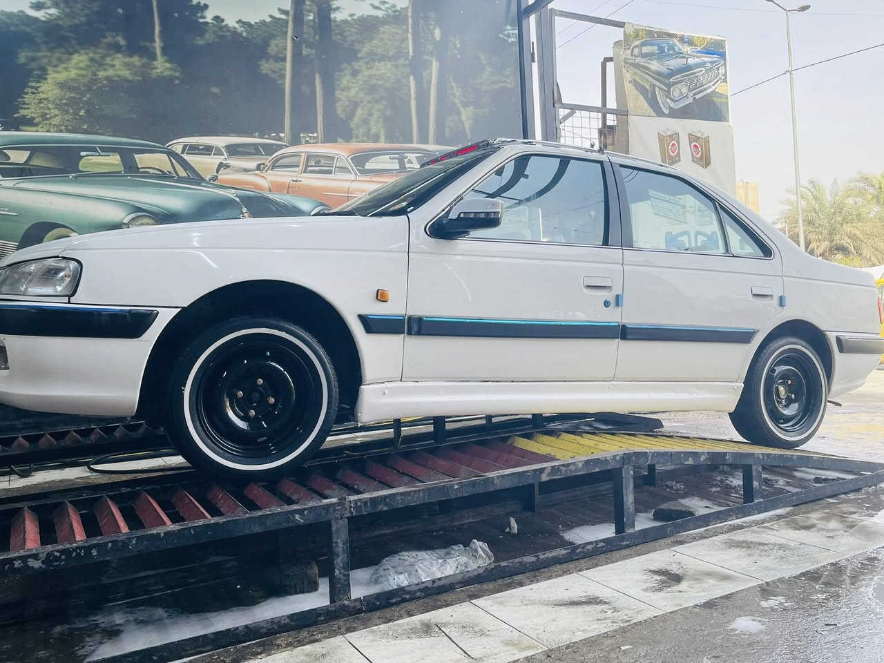 السلام عليكم بيجو بارص مديل 11سياره كفاله عامه ماعده ضربه بلجاملغ خلفي خفيفه موجوده بتصوير سياره جاهزه من كلشي تبريد تفه كلهه شغاله بكاني بغداد البياع شرطه خامسه سعر55وبيه مجال بصيط كلش بسمي سياره تحويل ثاني يوم ***********
