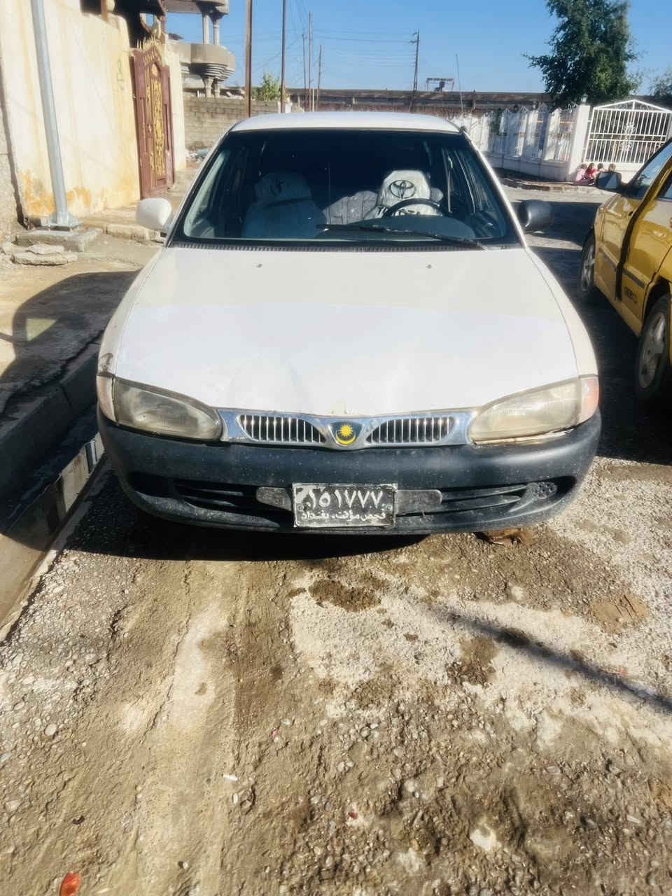 📢 بروتون 2004  للبيع – نواب ضباط 🚗
🔹 الوصف:
▪️ رقم بغداد
▪️ كشر شوف العين
▪️ غرفته جديده 
▪️ تبريد – تدفئة شغّالة
▪️ محرك شرط كير شرط
▪️ اقتصادية جداً بالبنزين
▪️ صدر جديد
▪️ ستيرن جديد

💰 سعر 18$ وبيها مجال
📍 العنوان الحويجه الحي العسكري
📞 للتفاصيل التواصل على الخاص او الاتصال ***********
