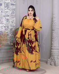 دشداشة نسائية • كشمير • فري سايز ١١٠ كيلو