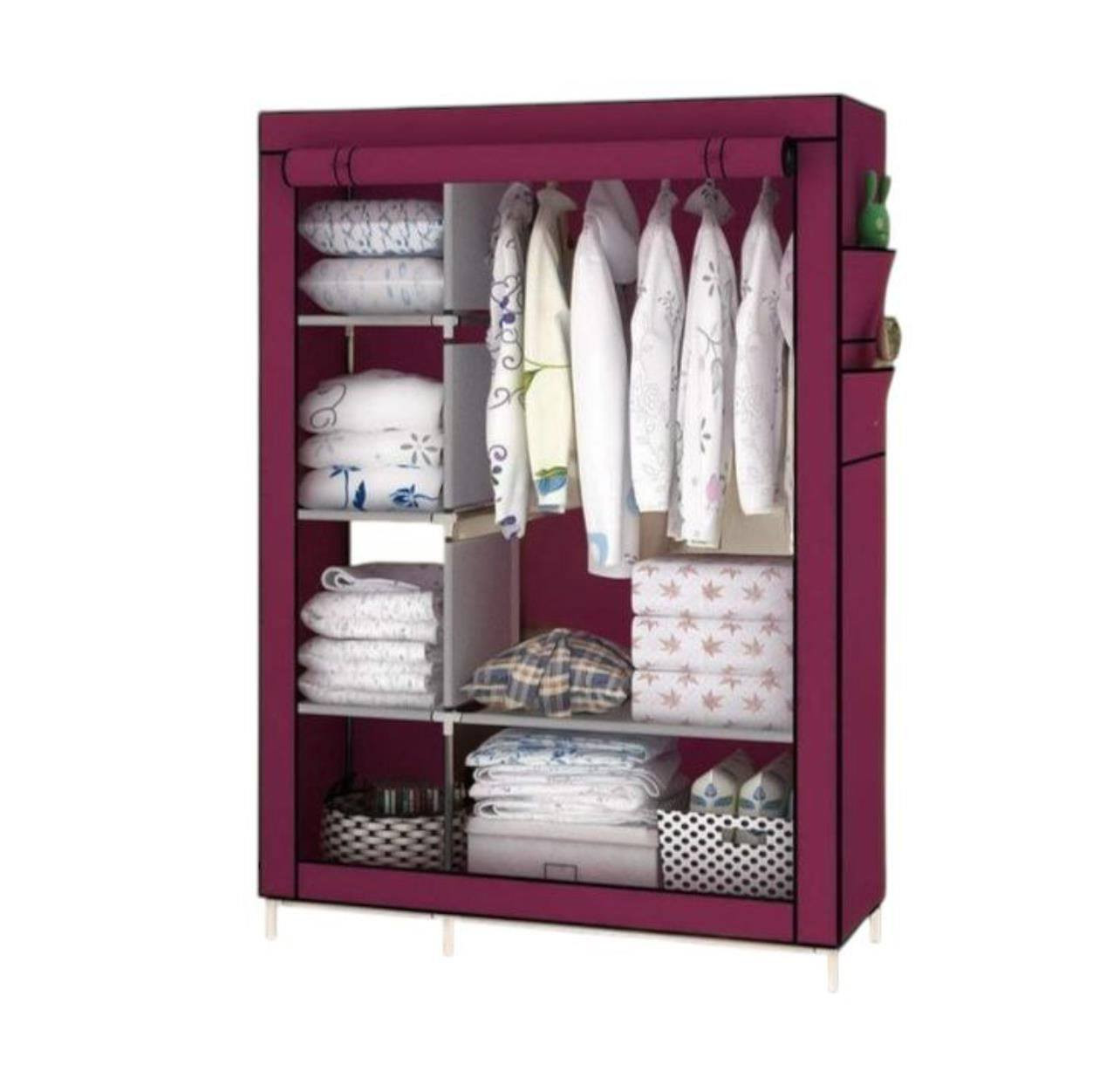 خزانة قماشية متعددة الاستخدامات مصممة لتوفير المساحة وتنظيم الأغراض
 بكفاءة. ---- حجم الكبير ---
الأبعاد: الارتفاع 170 سم، العرض 105 سم، العمق 45 سم.
 الألوان
1 - الاحمر
2 - جوزي
تتكون من عدة رفوف جانبية لتخزين الملابس المطوية والمفارش،
إضافة إلى مساحة تعليق واسعة للملابس الطويلة. مصنوعة من هيكل معدني متين مغطى بقماش عالي الجودة، مما يحمي الملابس من الغبار ويحافظ على ترتيبها.
مزودة بجيوب جانبية عملية لحفظ الأدوات الصغيرة، وتناسب الاستخدام المنزلي أو السفر طويل المدى بفضل خفة وزنها وسهولة تركيبها.

السعر 29000   
مع توصيل مجاني لجميع محافظات العراق
للحجز مراسله الصفحة
او الاتصال على الرقم
***********
