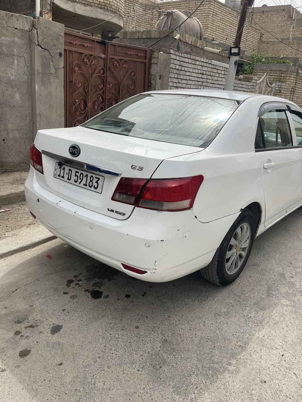 السلام عليكم byd 2013 g3 كير ومكينه بلاديات سيارة نضيفة على بلاد كلها تبريد منقص غاز فقط يشتغل برودتة خفيفه جان يشتغل ثلج برودتة 
بيها اربع قطع صبغ جمالية فقط السعر 56 وبيها مجال 

مكاني بغداد البلديات 
***********
