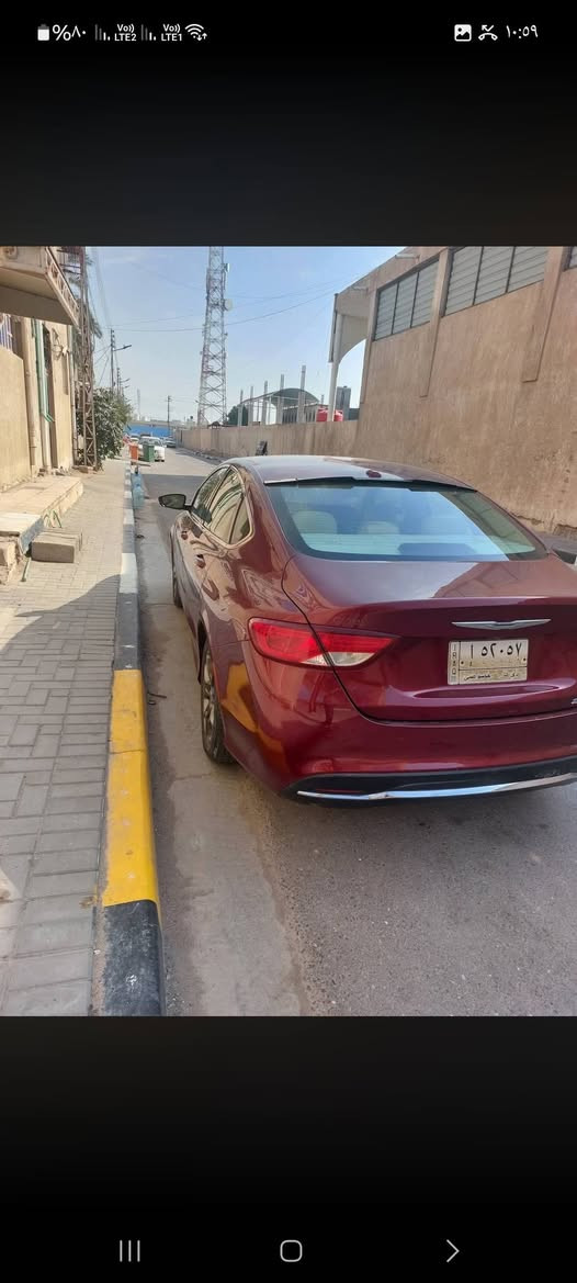 🚘 للبيع كرايسلر 200 موديل 2015
فول مواصفات معروفه C200

المواصفات:
✅ موديل 2015
✅ وارد أمريكي
✅ محرك 2.4 (2400cc) اقتصادي وقوي – 4 سلندر
✅ قير أوتوماتيك
✅ الممشى 286 KM 
✅ مدكر وبارد قطعتين

المميزات:
✔️ شنفات ستيرن
✔️ كشنات كهرباء
✔️ كشنات تدفئة
✔️ بصمة تشغيل
✔️ بصمة أبواب
✔️ بصمة جنطة
✔️ تحكم بالستيرن
✔️ شاشة
✔️ تبريد ثلج ❄️

🔧 المحرك والكير  نظيفات 

📍 الموقع: البصره - الجمعيات 
💰 السعر: 97   السعر قابل للتفاوض والشراي يتدلل .

📞 للاستفسار أو المعاينة، اتصل بيه على هذا الرقم 
رصيد واتساب 
***********
