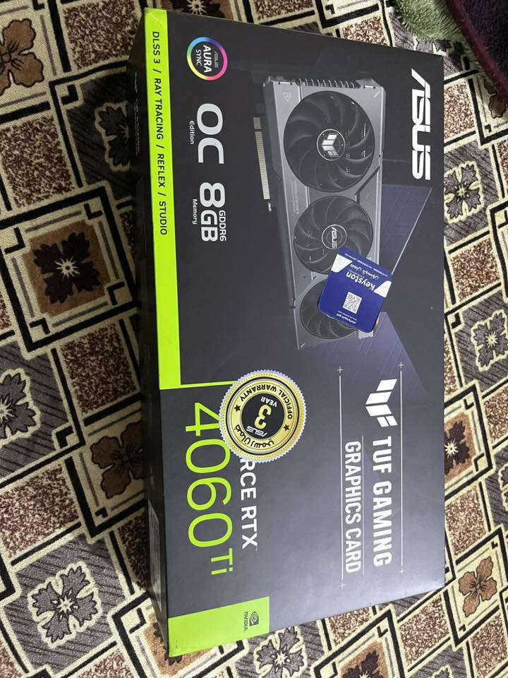 كارت شاشه 4060ti asus tuf مستخدمها 3 اشهر فقط نظيفة كلش والضمان مالها ساري للان
مكاني بغداد السعر 575 الف


**إذا كنت صاحب هذا الإعلان وتريد حذفه لأي سبب، رجاءا أرسل رسالة إلى الدعم الفني**
