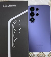 S26 ultra الذاكره 256 استخدام شهر   نقص فقط الكيبل  السعر 1300   العنو...