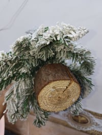 شجرة ديكور • قاعدة خشب