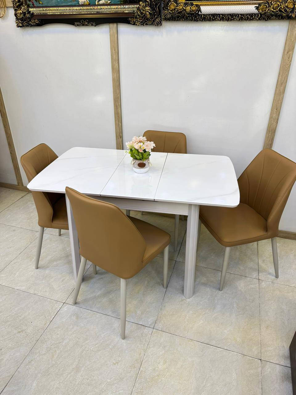 ميز طعام مرمر نوعية ممتازة جدا 💯 يتحمل وزان ثقيله
السطح مرمر 
الأرجل حديد قويه جدا صبغ حراري 💯 
الكراسي جلد لاصلي درجه اولى 💯 
منشأ تركي 😍🇹🇷 

للحجز والاستفسار يمكنك مراسلتنا على الصفحه الرئيسيه 
وايضا يمكنك لاتصال واتساب او تصال هاتفي 📞📞
رقم الهاتف ***********

توجد خدمه توصيل كافه محافظات العراق 🚛🚛🚛🚛
