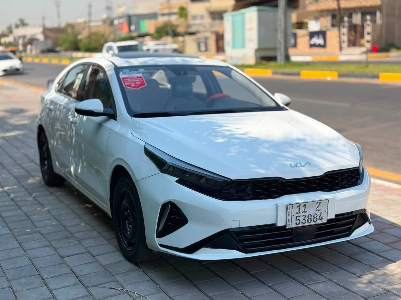 كيا K3 2024 ( خليجي )
فول مواصفات - فتحة سلايد
الممشى: 38 كم
المحرك: 1.5 دبل نوزل
ناقل الحركة: 8 سرعات (كير طيارة)
رقم بغداد  - بأسمي شرط تحويل
المواصفات:
فتحة سقف
شاشة مع كاميرا
تبريد قطعتين + تحكم لمس
تحكم ستيرن جهتين
مثبت سرعة (كروز)
بصمة أبواب + بصمة تشغيل
شاحن وايرلس
أضوية LED زينون 3 عدسات متحركة + خلفي LED متصل 
صندوق ذكي بصمة (يفتح عند الاقتراب)
كوشنات جلد
سايد بريك بصمة

Auto Hold

(Sport / Eco / Smart / Comfort) وضعيات 4 درايف مود

الرقم : ***********
السعر 130. وبيه مجال

