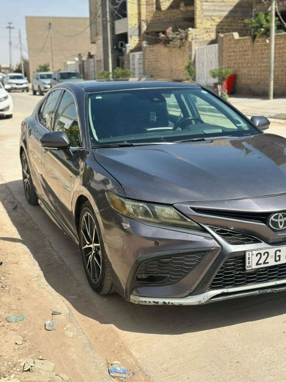 سلام عليكم كامري مديل 2021 فول موصفات بنرامه 
محرك ٦ سلندر ماشيه ٣٤ km
رقم اربيل تحويل 
السياره وارد امريكي بدون ارباك موضح بل صور الحادث 
السعر ١٣٥ ورقه بيه مجال 
رقم المبايل ***********
