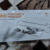 طابعة حرارية • A4 محمولة • بلوتوث