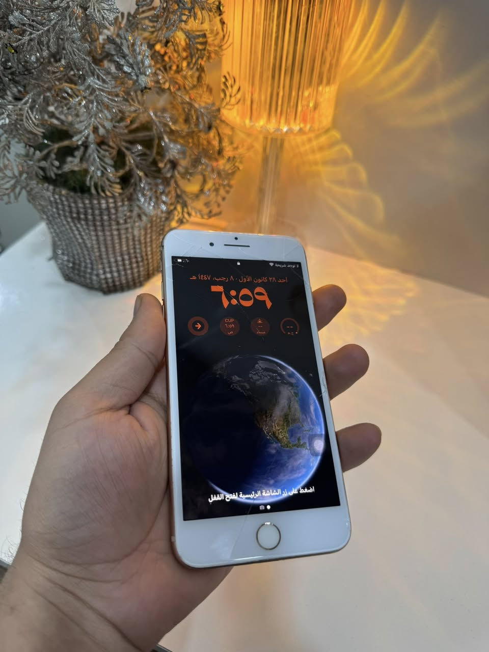 � آيفون 8 بلس للبيع – 
الجهاز نظيف 100% ويشتغل تمام بدون أي مشاكل
الذاكرة 64 جيگا
مفحوص وجاهز للاستخدام

بيه فطور خفيف بالشاشة ما يأثّر نهائيًا على اللمس أو الأداء

💰 السعر مغري: 75 ألف 
📞 اتصال / واتساب: ***********
📍 المكان: بغداد – البياع
