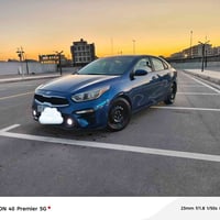 ( بيع فقط بدون مراوس ) كيا فورتي موديل 2021 لون ازرق  (بدون ايرباك) رق...