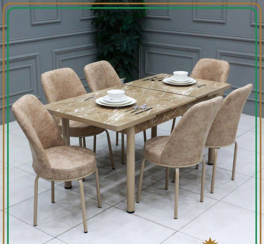 #سارع_بالحجز_كمية_محدودة ✨✨

- ميز طعام ✨✨
متوفر 6 و 4 كراسي✨
السطح  زجاج سلايت ✨✨
قياس 140 *80 سم 💫
بعد التكبير 170 سم 💫
الأرجل حديد طلاء ثابت ✨✨
درجة اولى ✨✨
للحجز ولاستفسار مراسله الصفحه ✨✨
-🚕🚕🚕🚕🚕
تتوفر خدمة توصيل
كافه محافظات العراق


**إذا كنت صاحب هذا الإعلان وتريد حذفه لأي سبب، رجاءا أرسل رسالة إلى الدعم الفني**