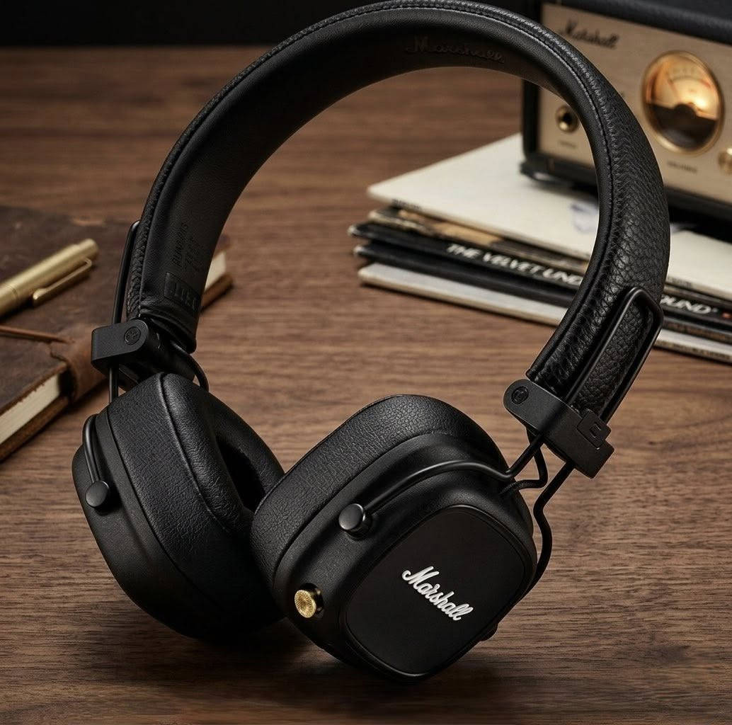 سماعات الرأس Marshall Major IV
هي سماعات لاسلكية توفر أكثر من 80 ساعة من التشغيل، وتتميز بتصميم مريح قابل للطي مع عناصر مارشال الكلاسيكية ومقبض تحكم متعدد الاتجاهات. 

تصميم كلاسيكي وصوت قوي 🎧
 • بطارية تدوم أكثر من 80 ساعة
 • شحن سريع: 15 دقيقة = 15 ساعة استخدام
 • صوت قوي مع باس واضح
 • Bluetooth 5.0 + مدخل سلكي 3.5mm
 • مايكروفون للمكالمات
السعر : 25 الف فقط 
للاستفسار: ***********
