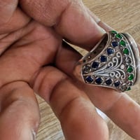 خاتم ثقيل صياغة يدوية وزن الخاتم 41,1غرام للبيع 07731721359 التواصل