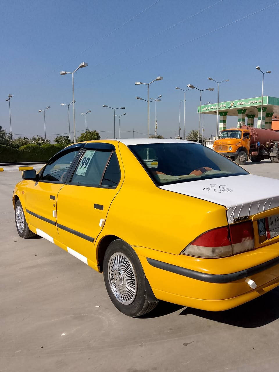 السلام عليكم سمند 2010رقم بغداد مصفره هيئه وغرامات سنويه ل27 كير ومكينه بجيس لا تنقيص ولا بخار تخم تاير حداديه جديده كهربائيات كلها شغاله شاشه وسستم صوت هورن بوش سياره جاهزه لشارع كبل متصرف عليها ربع ترايها كلش حلو وناعمه
السعر 27وبيها مجال  
مكان سياره واسط صويره
‏‪***********‬‏
‏‪***********‬‏
