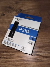 هارد ماركة crucial حجم 1TB سرعة ٧١٠٠ جديد لوك سعر ب ١٦٥ الف مع التوصيل...