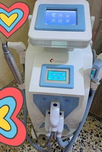 جهاز ليزر للبيع 3 هاندات ازلة شعر تشقير كاربوني ازلة وشوم تكسير دهون و...