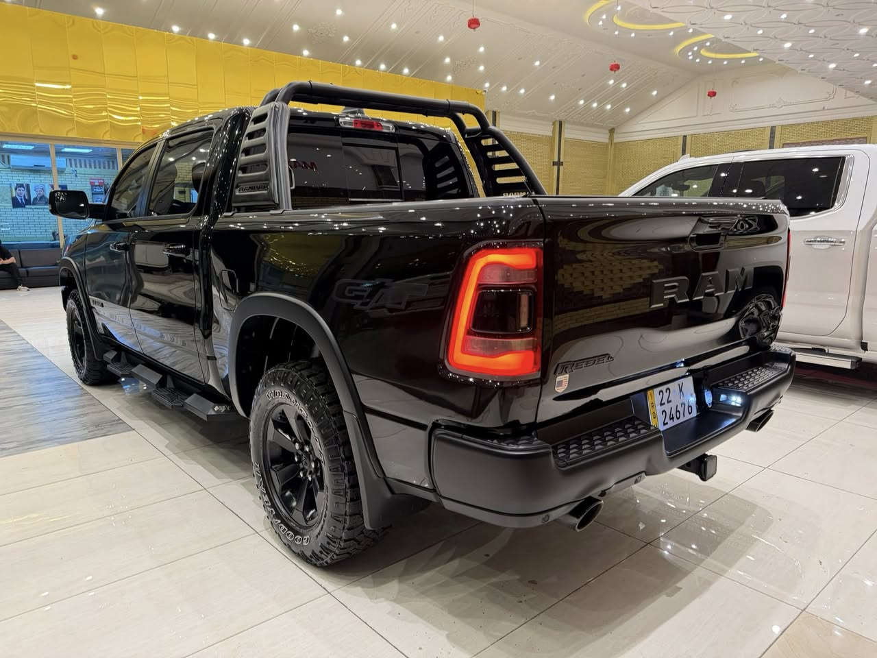 MARHABA CARS ERBIL
——————————
BRAND : RAM 1500
CLASS : REBEL G/T
ENGINE : V8 - 5.7L - 4x4
STATUE : CLEAN TITLE كلين تايتل 
YEAR : 2023
PRICE : $$ 
COUNTER : 40,000 MILE
IMPORTING : وارد كندى
ADRESS : Erbil , أربيل شارع ١٠٠م صف دائرة گمرگ
FOR IFORMATION CALL US :
MARHABA CARS 
 📞 : ***********
