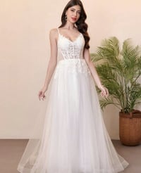 فستان زفاف • شي إن • قياس L