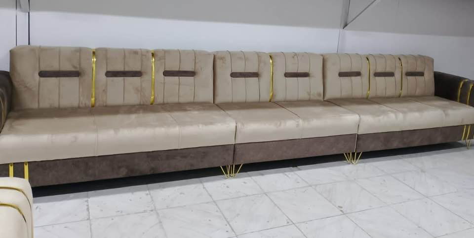 دواوين  7متر حرفL عشر نفرات
بلوك اسود خشب جام روسي 
إسفنج مميز اول  أقماش قديفه تركي 
سعر الديوان 350  المكان حله عنانه 
***********
