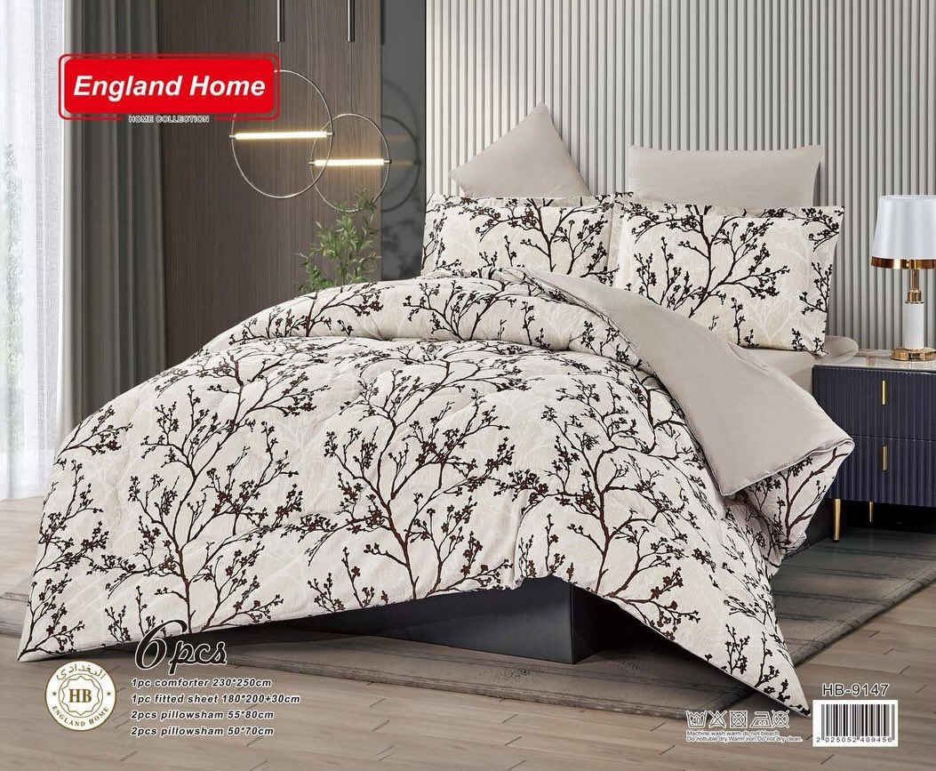 ⚜️عروضنا مع داڤانا للمفروشات
  
لحاف صيفي نفرين مشجر 6 قطع 

السعر : 50 ألف فقط 💫💫💫

طقم لحاف أنيق بتصميم عصري من England Home يضيف لمسة هدوء وفخامة لغرفة النوم ✨

يتميز بنقشة أوراق نباتية جذابة بألوان الأزرق والرمادي مع درجات البيج الدافئة، ليمنح الغرفة إحساساً بالراحة والهدوء، ويتناسق بسهولة مع مختلف ألوان الأثاث والديكور.

مواصفات الطقم:
✔️ لحاف مبطن ناعم وخفيف يمنحك دفء مريح
✔️ قماش لطيف على البشرة ومناسب للاستخدام اليومي
✔️ ألوان ثابتة لا تبهت مع الغسل
✔️ تصميم عصري يرفع من أناقة الغرفة

محتويات الطقم (6 قطع):
• لحاف: 230 × 250 سم
• شرشف مطاطي: 180 × 200 + 30 سم
• 2 غطاء مخدة: 55 × 80 سم
• 2 غطاء مخدة: 50 × 70 سم

اختيار مثالي للباحثين عن الراحة والأناقة بسعر مناسب 

#مفروشات #ديكور_المنزل #اثاث_منزلي #اناقة_البيت #ديكور_راقي تصميم_داخلي افكار_ديكور اثاث_راقي بيت_الاحلام تجهيز_المنزل
مفروشات_العراق اثاث_عراقي عروض_العراق ديكور_عراقي كربلاء النجف بغداد الحلة البصرة السماوة الناصرية
توصيل_مجاني عروض_خاصة خصومات افتح_بيتك_بذوق البيت_الراقي الراحة_تبدأ_من_البيت ستايلك_يبدأ_من_البيت


**إذا كنت صاحب هذا الإعلان وتريد حذفه لأي سبب، رجاءا أرسل رسالة إلى الدعم الفني**