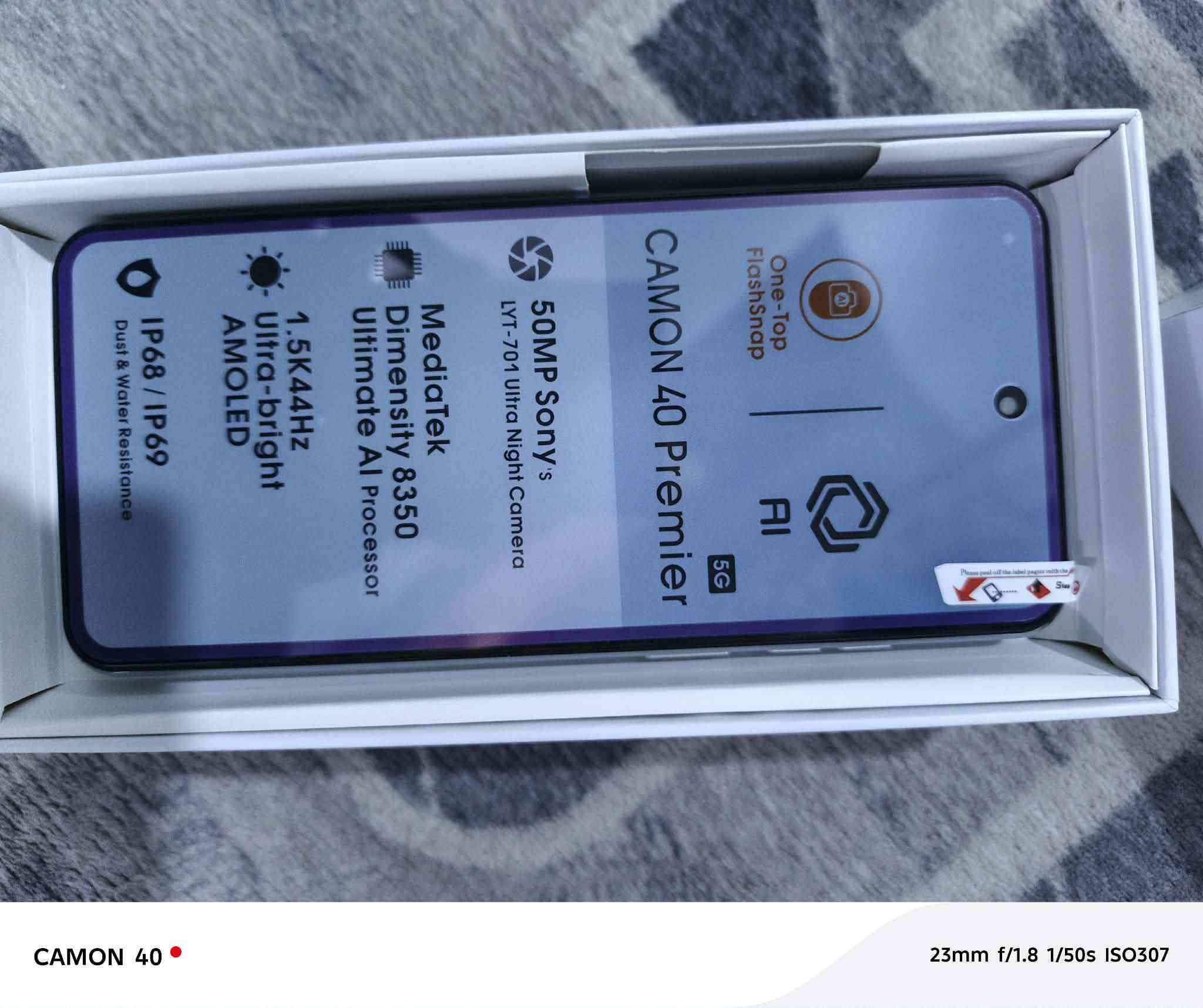 جهاز تيكنو كامون 40 برو ماكس 5G الجهاز كوبي ماستر جديد بالكارتون مامستخدم سعر الجهاز 85 موجود توصيل كافة المحافظات


**إذا كنت صاحب هذا الإعلان وتريد حذفه لأي سبب، رجاءا أرسل رسالة إلى الدعم الفني**