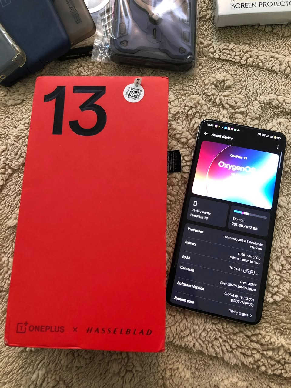 السلام عليكم oneplus 13
مواصفات حسب ما واضحة في الصور 
نضافة 98 إلى 99 % .
السعر 850 
علما فقط الأغراض الي وياه سعره اكثر من 50 .


**إذا كنت صاحب هذا الإعلان وتريد حذفه لأي سبب، رجاءا أرسل رسالة إلى الدعم الفني**