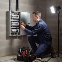 تأسيس كهرباء⚡️ سيمنز ،بواري ،مساطر ،ترميم كلشي يخص الكهرباء جاهزين لتأ...