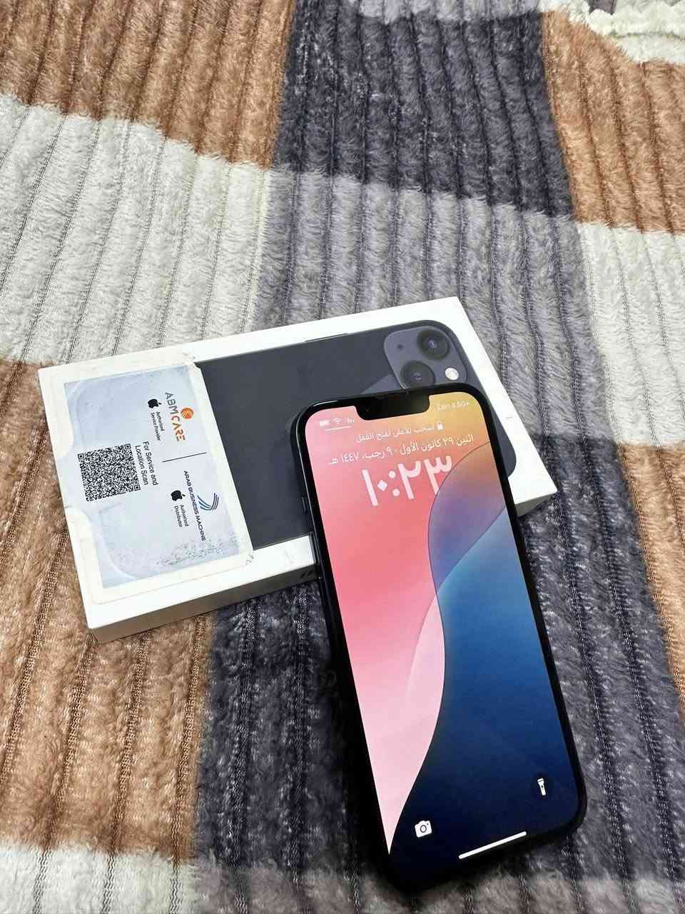ايفون 13عادي بطارية 93 مكفول وجديد 
نظيف جداً ذاكرة 128 
#سعره 475 مكاني نجف 
للاستفسار اتصل.   ***********
