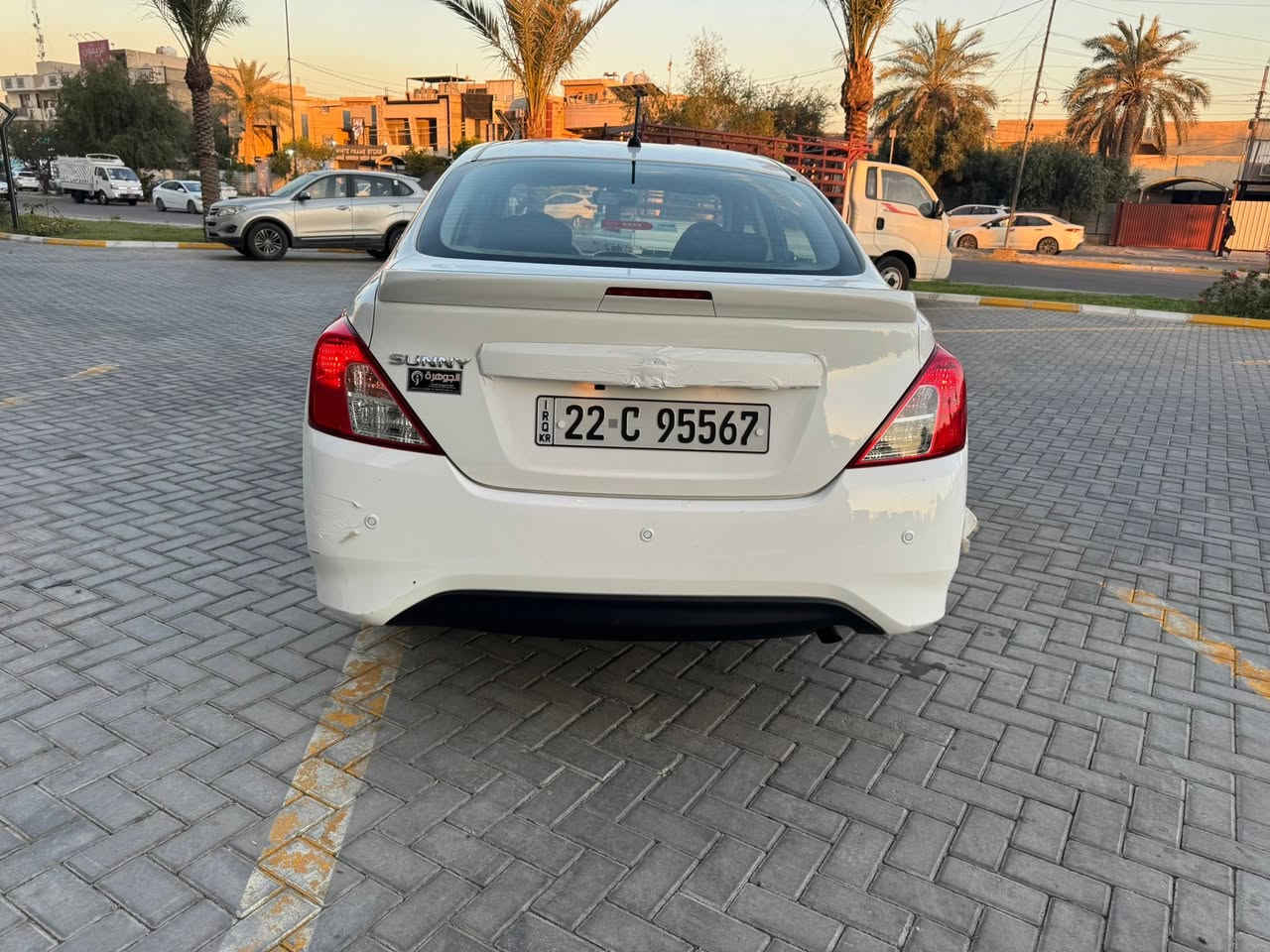 السلام عليكم
نيسان سني 
موديل 2024
ماشيه 50 الف 
مواصفات 
بصمه 
شاشه 
كأمره 
تبريد شاشه 
قطعتين تبريد 
سياره جاهزه ومكفوله من الصبغ والضربه 
مكانها بغداد حي الجهاد 
السعر 117
رقمي ***********
