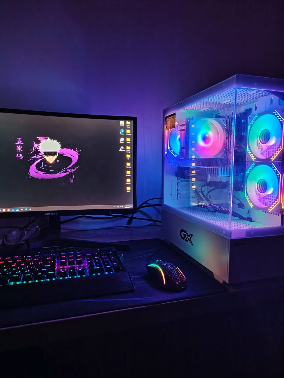 السلام عليكم شباب...
للبيع تجميعة ثلجية ❄️ 
جديدة كلش استعمال قليل جداً
مواصفات 
CPU Intel Core i5 11400f 
GPU RTX 2060 (ZOTAC) 
M.B Asrock H510 M.2
Ram 16gb 3200 mhz  (2x8) 
SSD 500gb Mercury
Psu 650w
 CPU Cooler Mass لون ابيض
Case GX-21 White

ملاحضات : الكرت حرارتة متعبر 71 ابداا تحت الضغط 
المعالج سرعة البوست مالته 4.3ghz
القطع كراتينهم موجودات وجديدات كلهم🤍
بـس الكيس للبيـع!!


**إذا كنت صاحب هذا الإعلان وتريد حذفه لأي سبب، رجاءا أرسل رسالة إلى الدعم الفني**