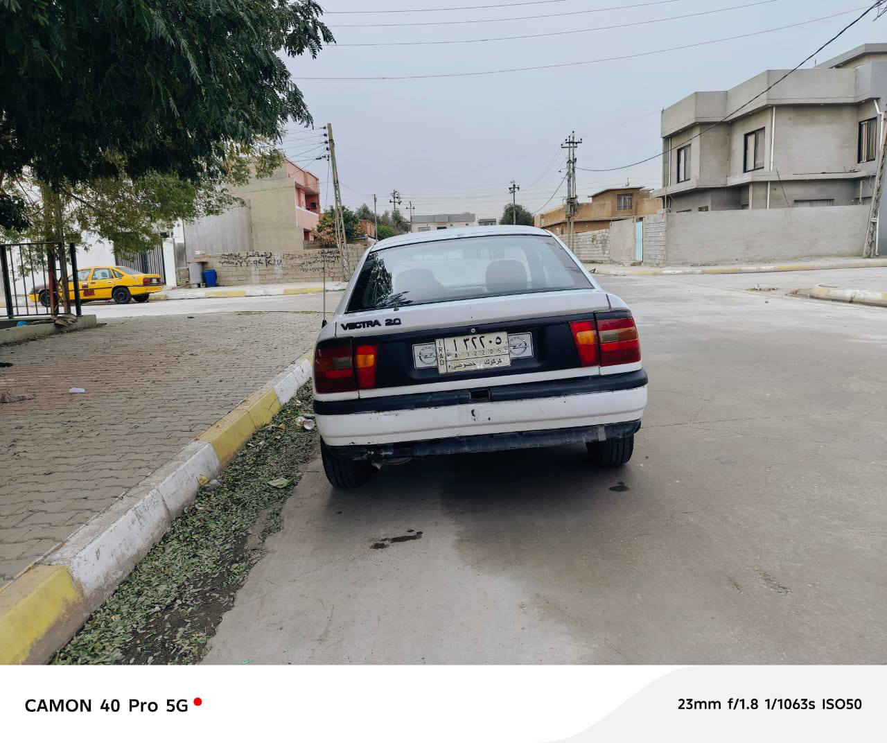 السلام عليكم للبيع سيارات اوبل فيكترا رقم كركوك أ موديل 1991 سنويه عاج شرط الغرامات والتحويل محرك كير خير من لله السياره صبغ عام جاملغ الخلفي مبدل تخم تايرات باتري جديد صدر أمامي وخلفي خير من الله السعر 24وبيها مجال السياره للجناي حييل حلوه مكان السياره كركوك ***********
