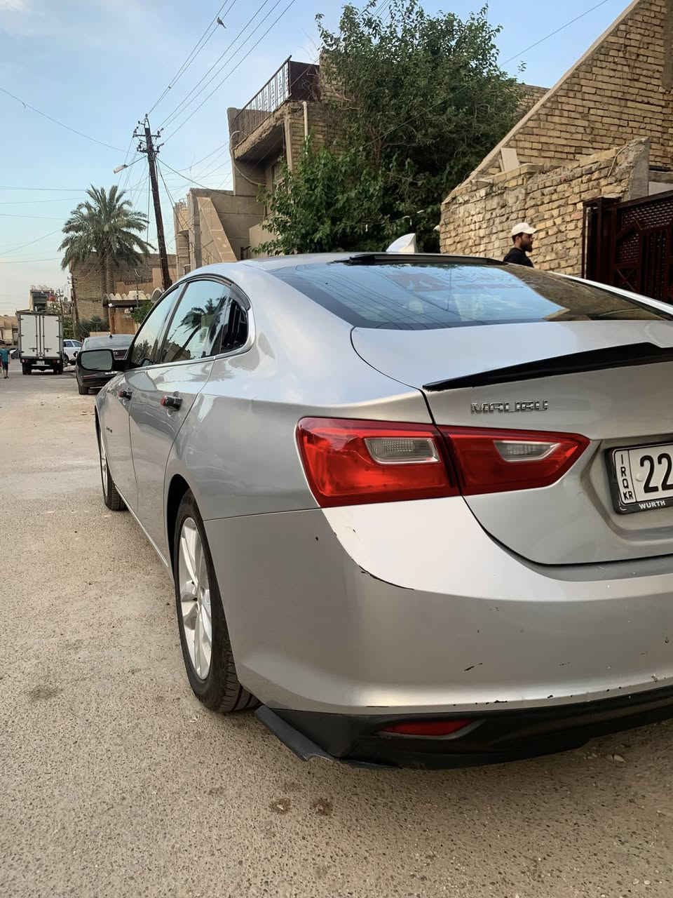 ماليبو 2017مواصفات Lt بدون ايرباك
لون رصاصي رقم أربيل بأسمي

حادثها ربع البنيد والجاملغ بي بي بارد 

وصور الحادث موجودة

داخل عسلي 

كرسي السائق كهرباء 

تبريد قطعتين 

وباقي المواصفات المعروفة

محرك ١٥٠٠ تيربو 

سيارة مال جناي وبالعافية على الياخذها 

مكانها بغداد حي اور

سعرها 115$وبيها مجال قليل للشراي 

للاستفسار 

***********
