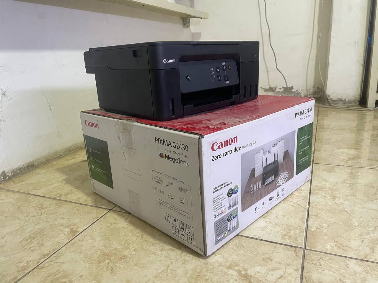 📣 للبيع طابعة كانون Canon G2430
🖨️ جديدة كليًا – فقط الكرتون مفتوح، غير مستخدمة.
✅ تطبع ملون وعادي.
💵 السعر: 100 دولار فقط


**إذا كنت صاحب هذا الإعلان وتريد حذفه لأي سبب، رجاءا أرسل رسالة إلى الدعم الفني**