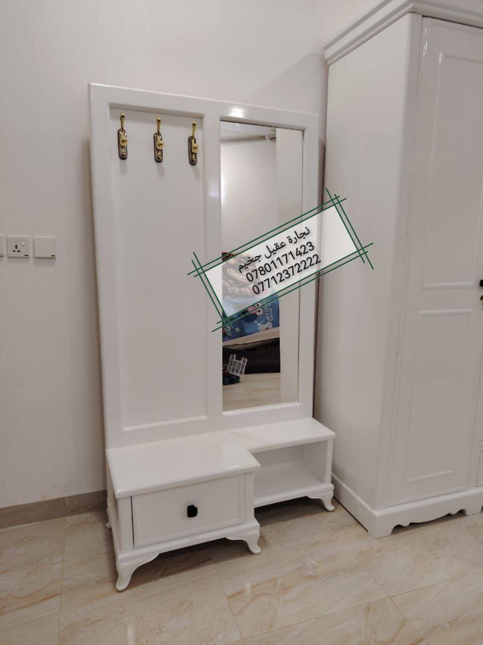 (نجارة عقيل جخيم) لعمل غرف النوم، وغرف الأطفال، والأبواب، والقنفات، والمكتبات، والرفوف، والديكورات، وجميع ملحقات الأثاث المنزلي.
----------------
عمل اليوم: غرفة شبابية؛ تصميم تركي بخشب عراقي
اختيار الموديل، والقياس، واللون، (حسب الطلب). 
----------------
#العنوان: #السماوة/ خلف البريد (من جهة الشاطئ)، قرب گراج آل عبس، داخل القيصرية (السكلة القديمة)، منطقة (عباس محطّة).
----------------
أثـيــر: ***********
آســيا: ***********
كـورك:***********
نجارة عقيل جخيم 
#نجارة #غرف_نوم #غرف_أطفال
