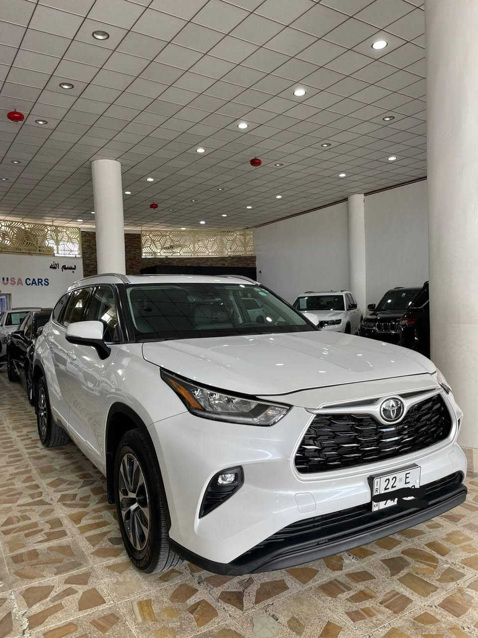 تويوتا هايلاندر2022 كلين تايتل وارد أمريكي فول مواصفات فور ويل ٦سلندر مكفولة للبيع مكان السيارة دهوك المعارض معرض بازار امريكي ***********
