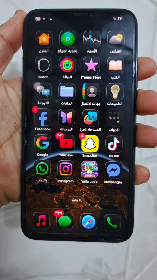 ايفون 11 برو ماكس  نضيف  ذاكره ٢٥٦ بطاريه ٧٥ بلادي
مبدل فقط شاشه اصليه شرط من جهاز ال جهاز فيس ايدي شغال  لون زيتوني     تك سيم  شرط كلشي شغال كامرات فولل  سعر ٣٢٥ 

***********
