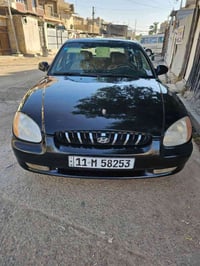سوناتا موديل 2000 للبيع سياره خط واحد اصلي بانزين وارد أمريكي ٦ سلندر ...