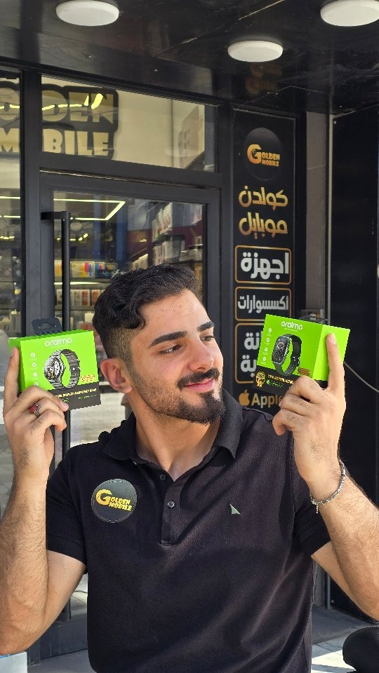 ليش oraimo خيارك الأفضل بالساعات ؟
لأن بكل بساطة متميزة بمواصفات السمارت وسعرها فقط 35 الف وتوصيل مجاني كافة انحاء العراق 
موقعنا:بغداد كرادة داخل قرب تقاطع الاورزدي 
للتواصل: ***********
#العراق #اكسبلور #ساعات #fyp
