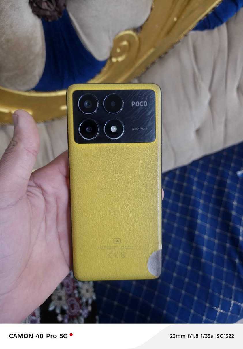 بوكو إكس 6برو فايف ذاكره 512جي شاشه مفطره قيم وبيك خير وتدلل مكاني طويريج ***********
