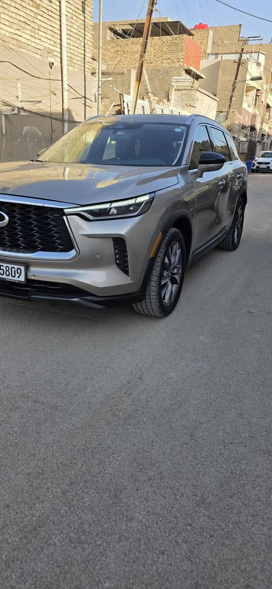 انفنتي QX60 Luxe موديل ٢٠٢٢ للبيع او مراوس
ماشية 103000 كيلو 
كير ومحرك بحالة جيدة جدا
السيارة فول مواصفات 
7راكب 
محرك 6سلندر
٤ انظمة قيادة 
بصمه تشغيل عن البعد 
فتح سقف بانوراما 
كشن جلد كهرباء خزن ذاكرة 
كشنات هيتر حار و بارد 
سكان هيتر حار  
رادار خطوط الشارع 
رادار تفاعلي تحديد مسافة بينك وبين المقابيلك 
رادار صفاح يمين  و يسار 
حساسات امامي خلفي 
خمسه كاميره  
تبريد مركزي ثلاثه مقعد 
لايتات عدسة زينون عالي وناصي بلادي 
والبك لايت LED  
لسبير والعدة كاملة 
صندوق كهرباء 
دبل شاشة
سستم الصوت BOSS 
 كروس سرعة تفاعلي 
من ترجع للخلف المرايات الجانبية  تنزل وقلاب 
سكان كهرباء
داتا شو
بردات بلادي 
بعد بيها هوايه مواصفات
باسمي رقم دهوك تحويل مباشر

***********
***********
