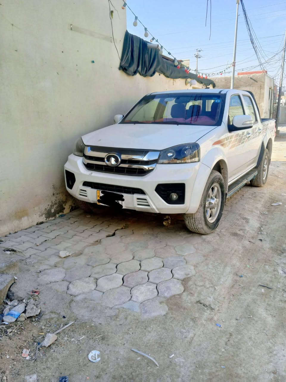 السلام عليكم بيكم كريت ويل 2024سياره مكفوله كفاله عامه ماشيه 84الف للبيع رقم نكليزي قادسيه مكاني بمحافظة النجف رقم الهاتف/***********
