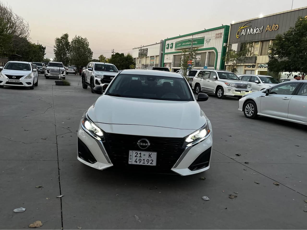 سلام علیکم
 نیسان التیما altima S 2025 
 ١٣ میل رۆشتوە 
تەنها سندوقی بۆیاخە

ناونیشان کەلار 

رەقم شاسی موجود

نیسان التیما  altima S 2025 
١٣ میل ماشیە

بس سندوق مصبوخ
 
مکان سیارە ب کلار   

 *********** كالار, السليمانية
