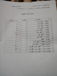 لبيع طفايات توصيل مجاني 07733326110