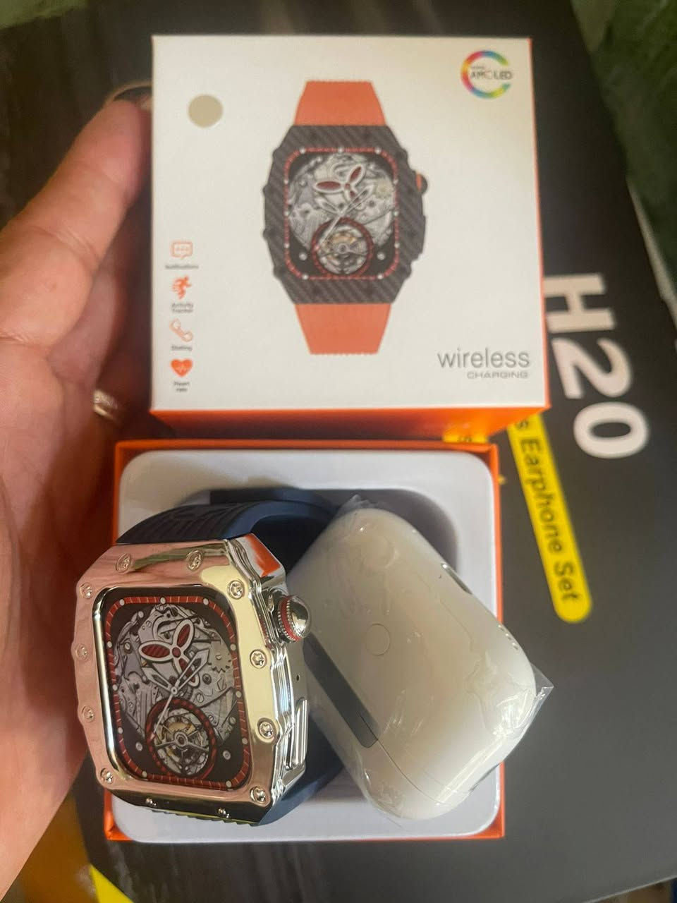 السلام عليكم ورحمة الله وبركاته
ساعات سمارت ايربود هدايا
سعر قطعه 15 الف. دانه ي ته نها 15 هه زار
داشكانيكي تايبه ت به بونه ي مانكي بيروزي رمضان
أسعار كلش مناسب تخفيضات اسعار بمناسبه شهر رمضان المبارك    
 جمله متوفر. سعر جمله خاص
توصيل كل محفظات عراق ٥ الف 
‏مراسلة *********** عبر واتساب. https://wa.me/9647504657993
